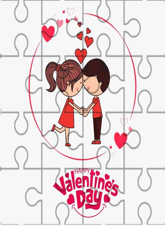 G.FIDEL أحجية GFIDEL الشخصية - قلب ومستطيل | هدية عيد الحب للحبيبة والحبيب! (شكل مستطيل) - Image 3